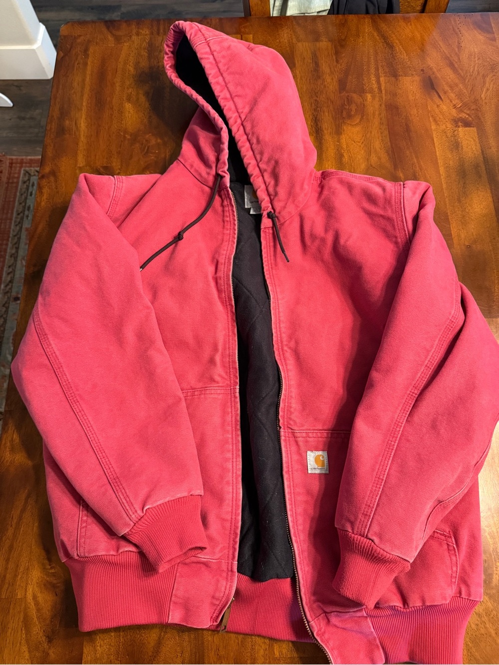 RARE vintage Carhartt WJ130 Active Jacket in Crabapple Pink (Color 624)! 🩷